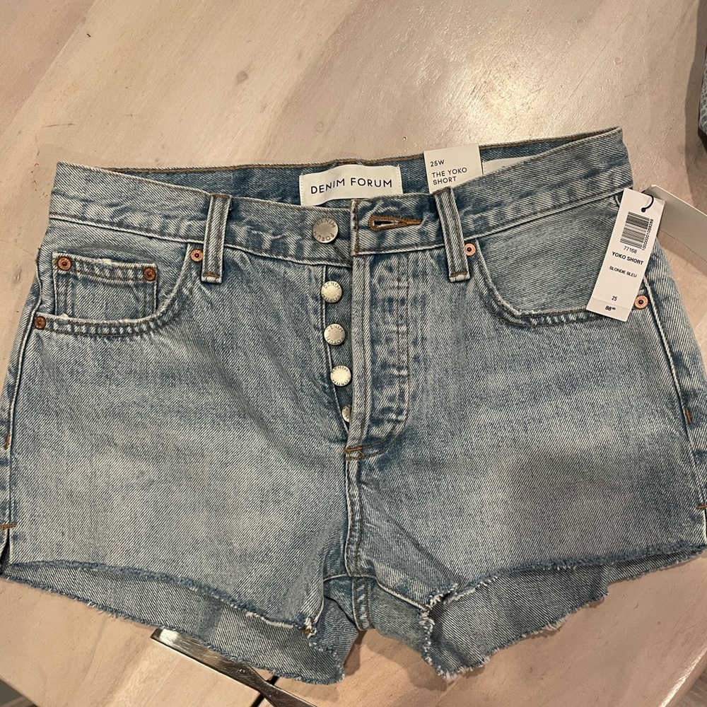 NWT Denim Forum the Yoko short size 25 - Picture 2 of 7